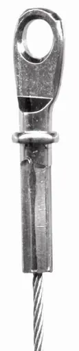 Gripple Angel Signage Rail Side Exit 5 Ft Length 1/4" Straight Eyelet End 33 lb SWL AL1-SRS-EYQG-5FT (10/Pkg.) Express Delivery
