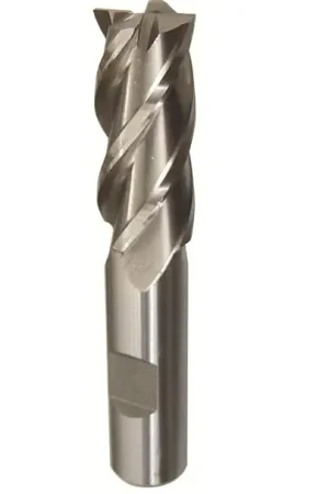 1-1/4" X 2" 4 Flute Single End End Mill 1-1/4" Shank HSS Made in USA BRCF362 Best Price