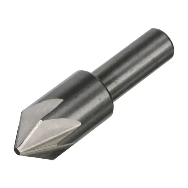1/2"-100 Degree 6 Flute Chatterless Countersink HSS 1/4" Round Shank DEWCHAT1/2-100 Buy Today