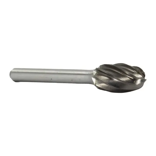 5/8" X 1" Oval Carbide Bur for Aluminum Solid Carbide 1/4" Round Shank DULSE6NF In Demand