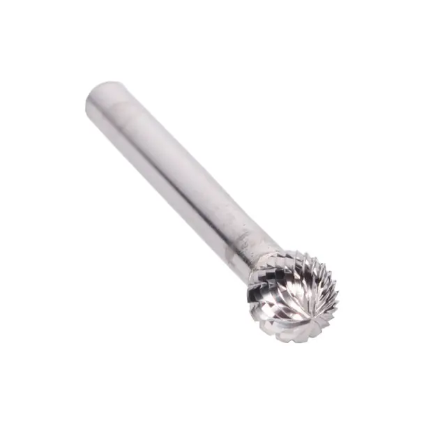 While Supplies Last 1/4" X 7/32" Ball-End Double Cut Carbide Bur Solid Carbide 1/4" Round Shank DULSD1