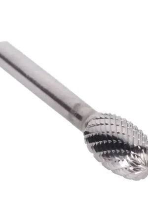1/4" X 3/8" Oval Double Cut Carbide Bur Solid Carbide 1/4" Round Shank DULSE1 Reduced Price