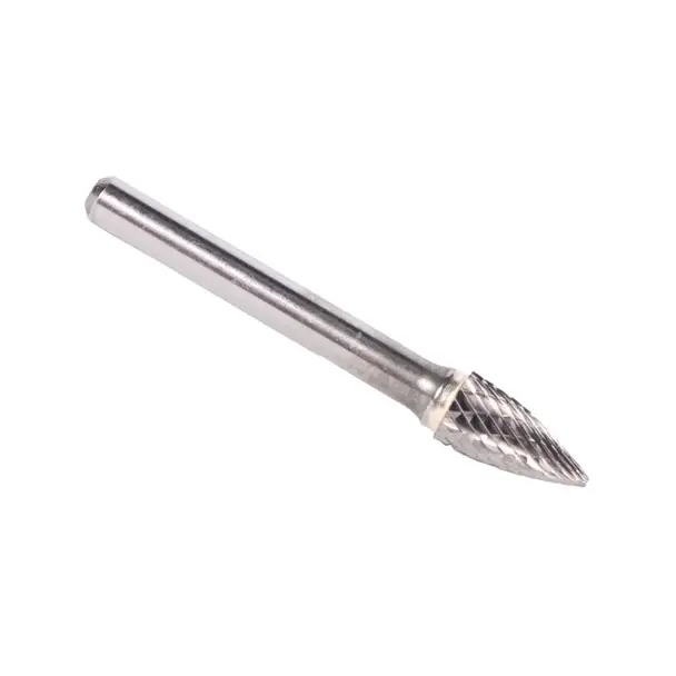 5/16" X 3/4" Tree Pointed-End Double Cut Carbide Bur Solid Carbide 1/4" Round Shank DULSG2 Last Chance