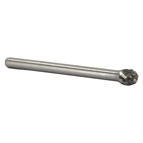 3/32" X 3/32" Ball End Miniature Carbide Bur Solid Carbide 3/32" Round Shank DULSD61 Fan Favorite