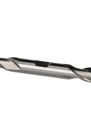1/4" X 1/2" 2 Flute Double End End Mill 3/8" Shank HSS Made in USA BRCT208 Latest
