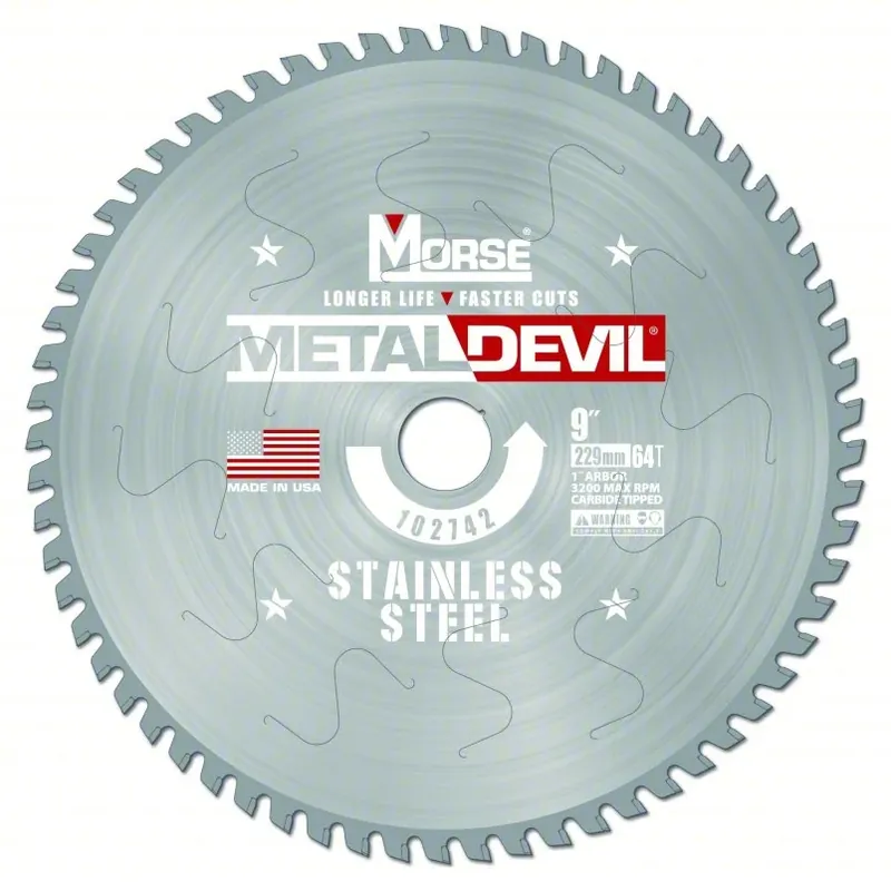 Grab Now 14" 100 Tooth Steel Circular Saw Blade NF" Arbor MK Morse CSM14100FTNFC