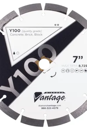 Bargain Diamond Vantage 1412BLY1-2 14" x 0.125" Diamond Blade for Concrete/Masonry Y100