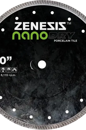 Diamond Vantage 0405C4PDX4Z 4" x 0.050" x 7/8" Diamond Blade for Sintered + Natural Stone/Porcelain ZENESIS NANO - DRY PORCELAIN TILE Special Offer