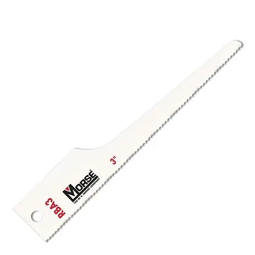 Reduced Price 4" 1/2" 32 TPI Air Saw Blade Bi-Metal .025" Thick (25 / Pkg.) MK Morse RBA432T25