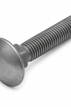 Factory Price 3/4-10 X 4-1/2" Carriage Bolts Fully Threaded A307 Grade A Zinc Plated Steel (15 / Pkg.)