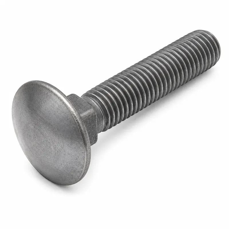 Markdown 7/16-14 X 2-3/4" Carriage Bolts Fully Threaded A307 Grade A Plain Steel (50 / Pkg.)