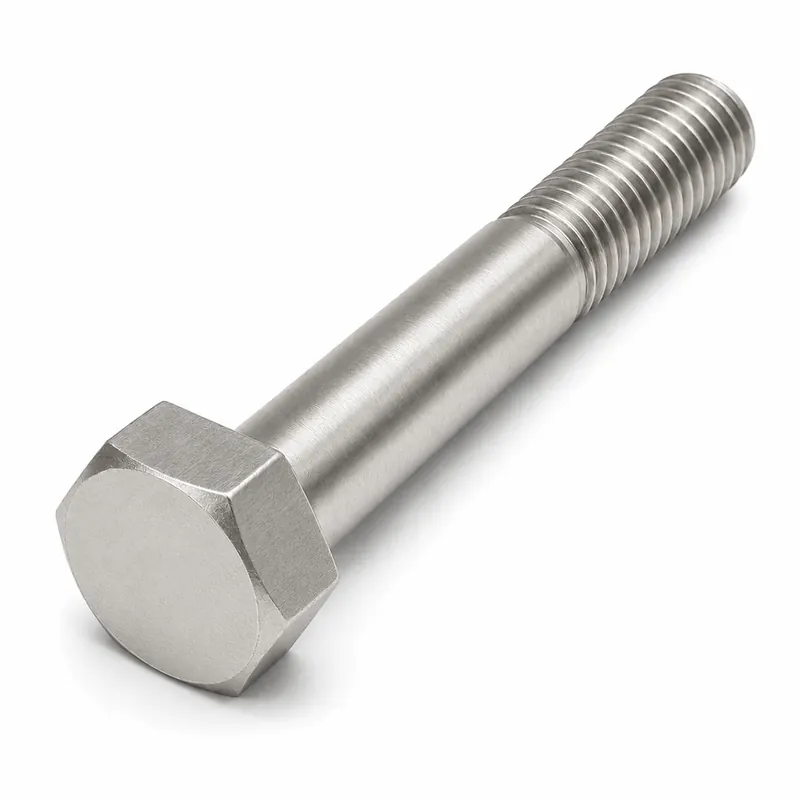 Secure Checkout 1-1/8-7 X 4-1/2" Heavy Hex Cap Screws 316 Stainless Steel Partially Threaded (2 / Pkg.)