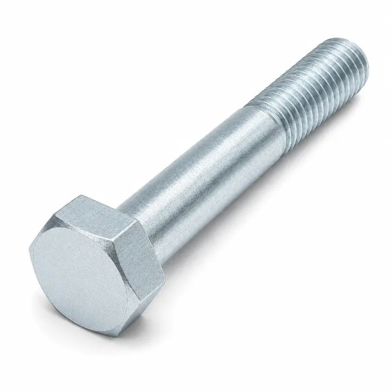 1-1/8-7 X 5" Heavy Hex Cap Screws USA Made A307 Grade B Steel Zinc Plated Partially Threaded (20 / Pkg.) Reduced Price