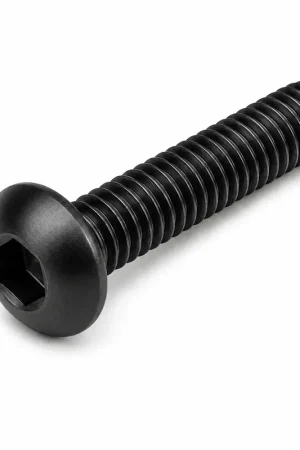 While Supplies Last M3-0.5 X 15mm Socket Cap Screws Button Head Hex Socket Drive Fully Threaded Class 12.9 Alloy Steel Thermal Black Oxide (300 / Pkg.)
