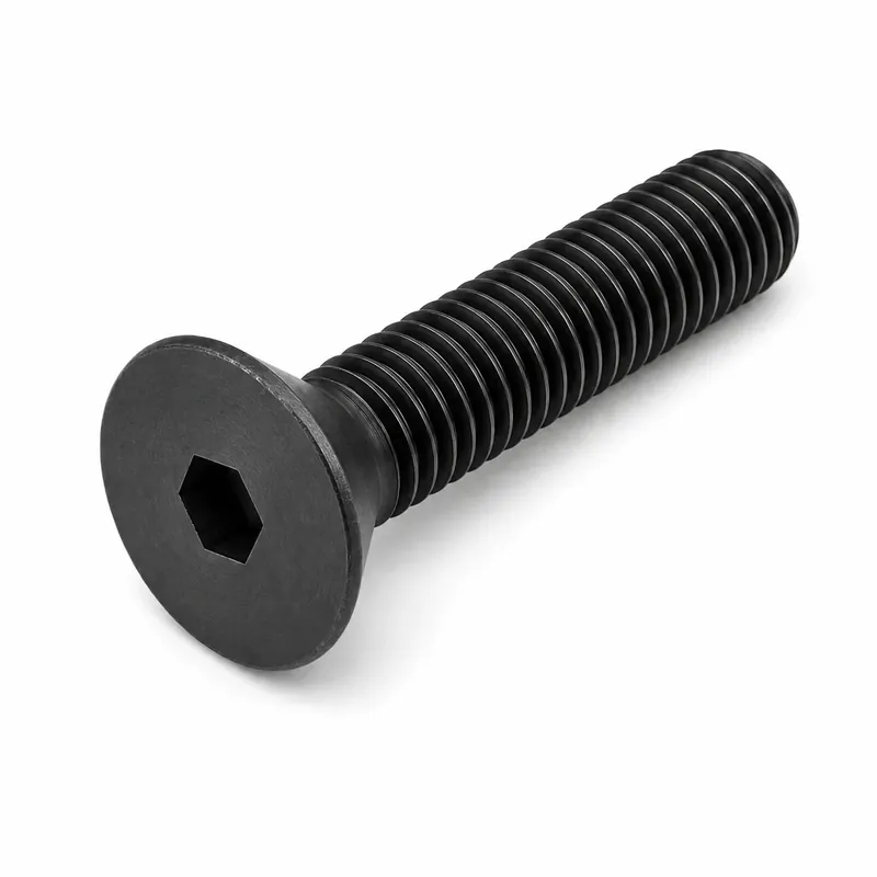 M12-1.75 X 16mm Socket Cap Screws Flat Head Hex Socket Drive Fully Threaded Class 12.9 Alloy Steel Thermal Black Oxide (100 / Pkg.) Price Drop