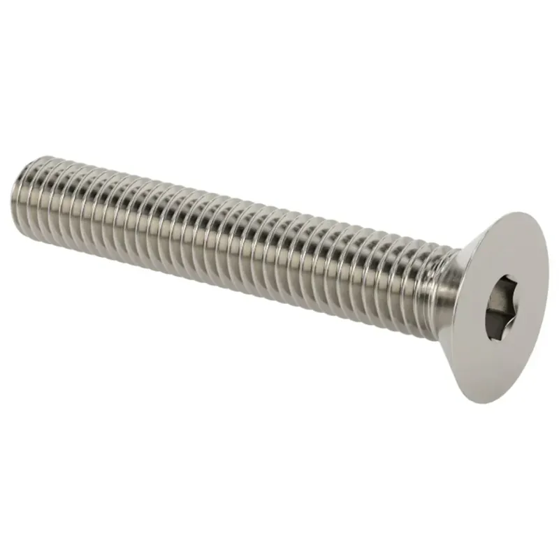 M10-1.5 X 60mm Socket Cap Screws Flat Head Hex Socket Drive Partially Threaded 316 Stainless Steel (100 / Pkg.) In Demand