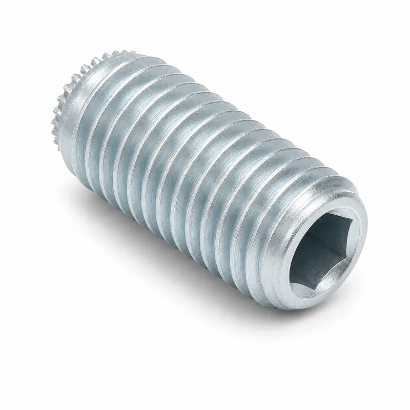 High Quality 1/4-20 X 3/4" Knurled Cup Point Socket Set Screws Alloy Steel Zinc Plated (100 / Pkg.)