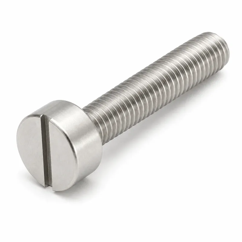 Factory Price M3-0.5 X 8mm Cheese Head Machine Screws Slotted Drive 18/8 Stainless Steel (400 / Pkg.)