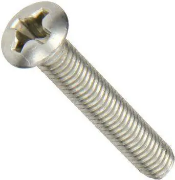 Flash Sale 8-32 X 1/2" Oval Head Machine Screws Phillips Drive 316 Stainless Steel (300 / Pkg.)