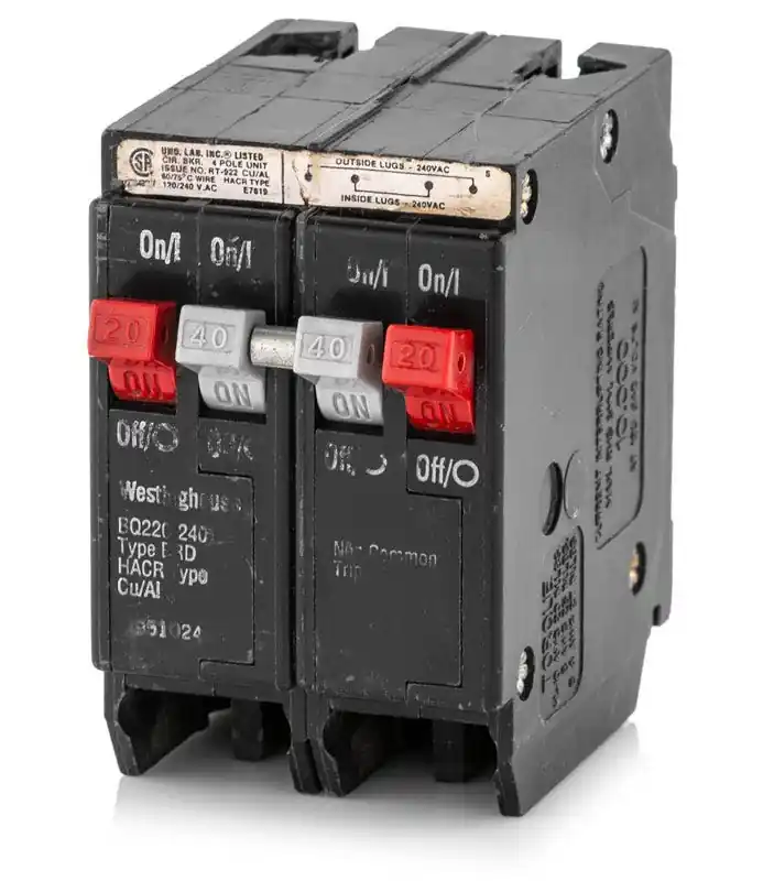 Eaton / Cutler-Hammer BQ220240 - 20/40A Quadplex Miniature Circuit Breaker One Day Deal
