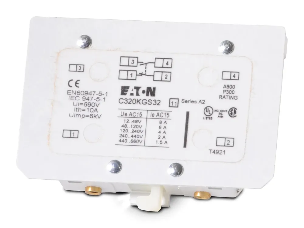 Must Have Eaton C320KGS32 Auxiliary Contact