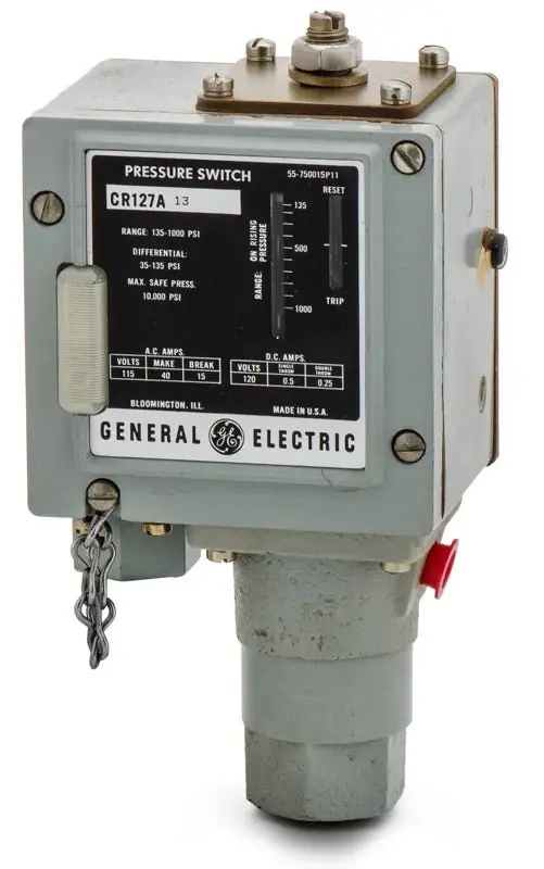 General Electric CR127A13 Pressure Switch Luxury