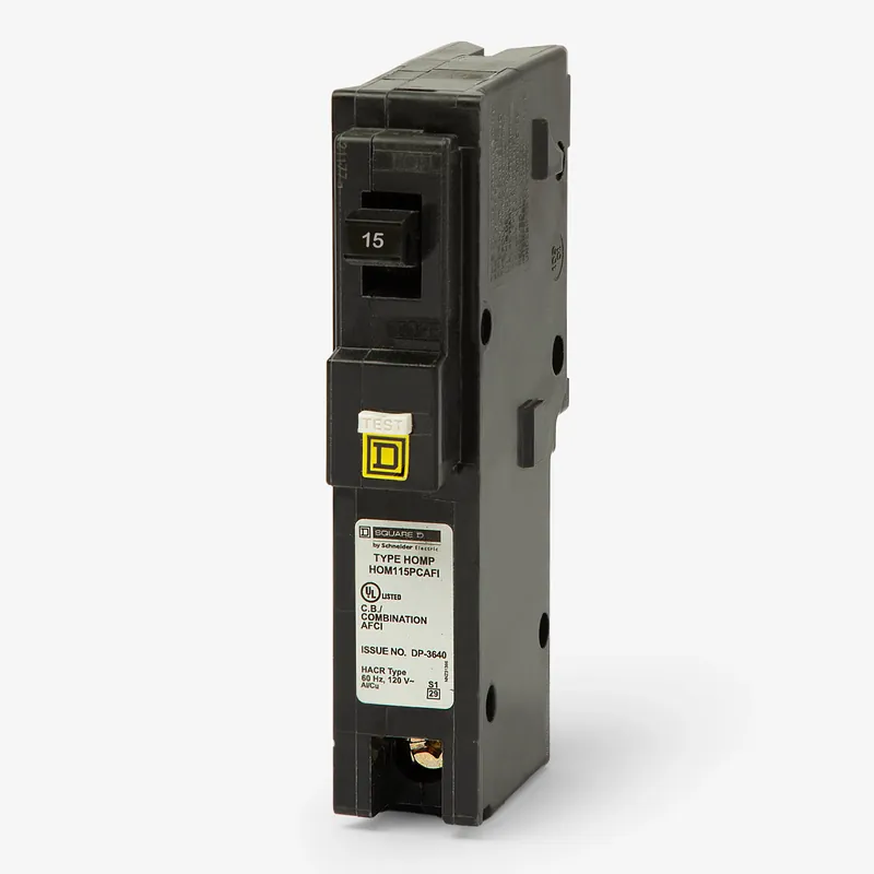 Square D HOM115PCAFI - 15A AFCI Miniature Circuit Breaker Price Drop