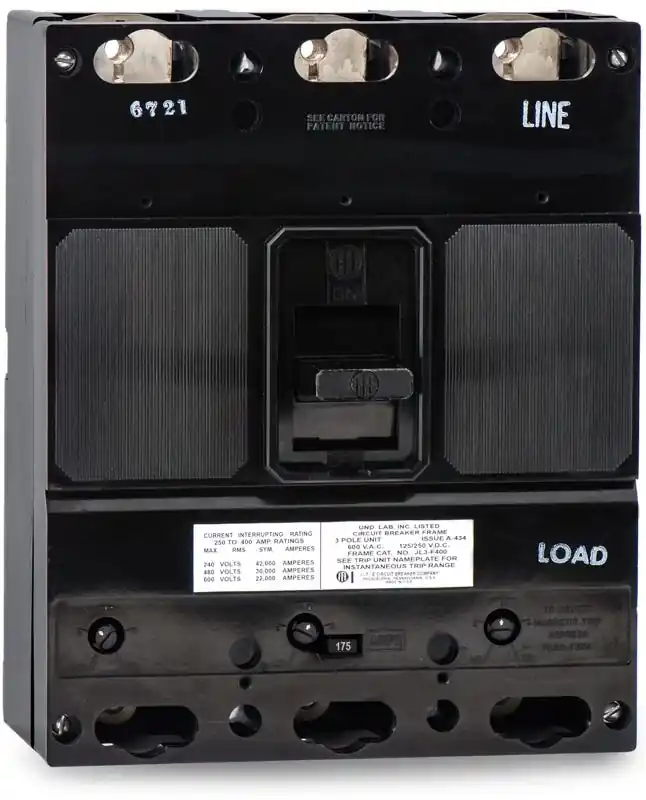 Siemens JL3B175 - 175A 3 Pole Molded Case Circuit Breaker Must Have