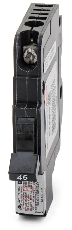 While Supplies Last Federal Pacific NC045 - 45A 1 Pole Miniature Circuit Breaker