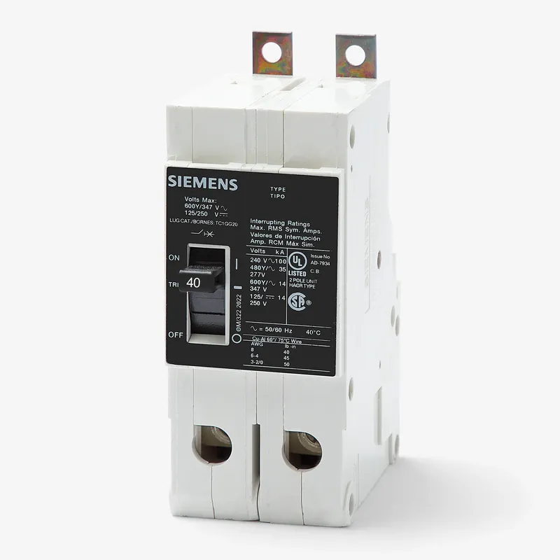 Order Now Siemens NGB2B040B - 40A 2 Pole Molded Case Circuit Breaker