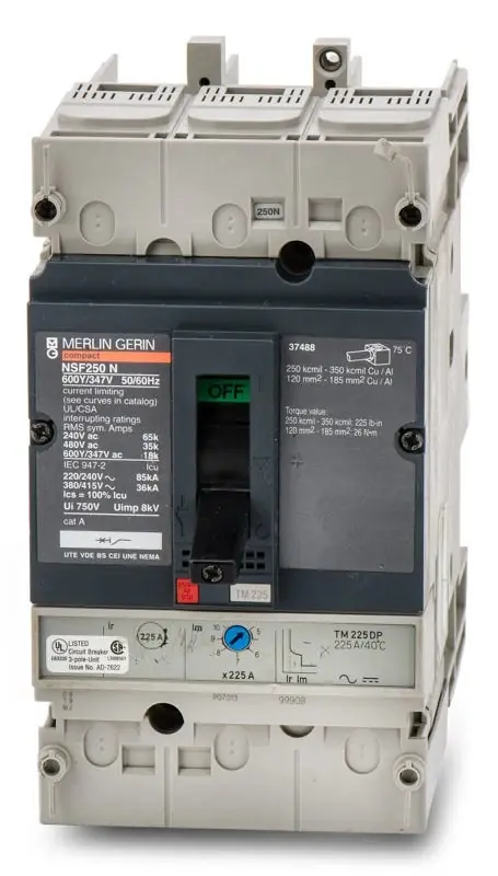 Grab Now Schneider Electric / Merlin Gerin NSF250N - 250A 3 Pole Molded Case Circuit Breaker