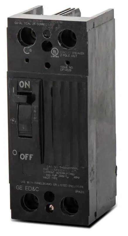 ABB / General Electric THQD22150WL - 150A 2 Pole Molded Case Circuit Breaker Premium