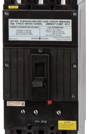 ABB / General Electric TLB234175 - 175A 3 Pole Molded Case Circuit Breaker Premium