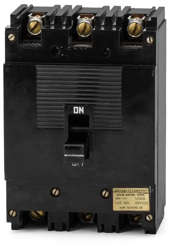 In Demand Square D 999320 - 20A 3 Pole Molded Case Circuit Breaker