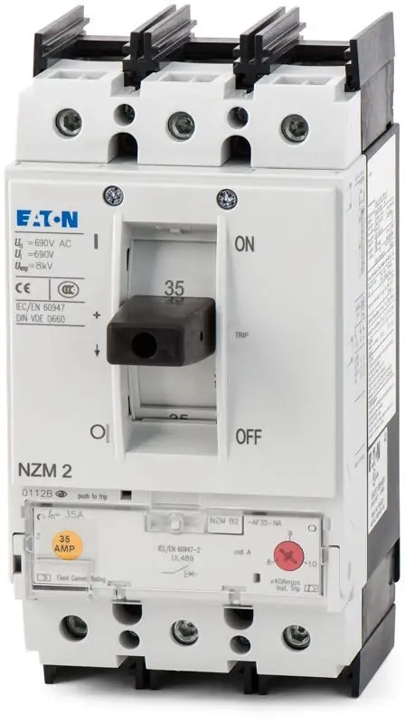 Discount Eaton / Moeller NZMB2-AF35-BT-NA - 35A 3 Pole Molded Case Circuit Breaker