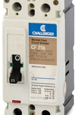 Discount Eaton / Challenger CF2020 - 20A 2 Pole Molded Case Circuit Breaker