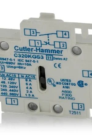 Eaton C320KGS3 Auxiliary Contact Order Now