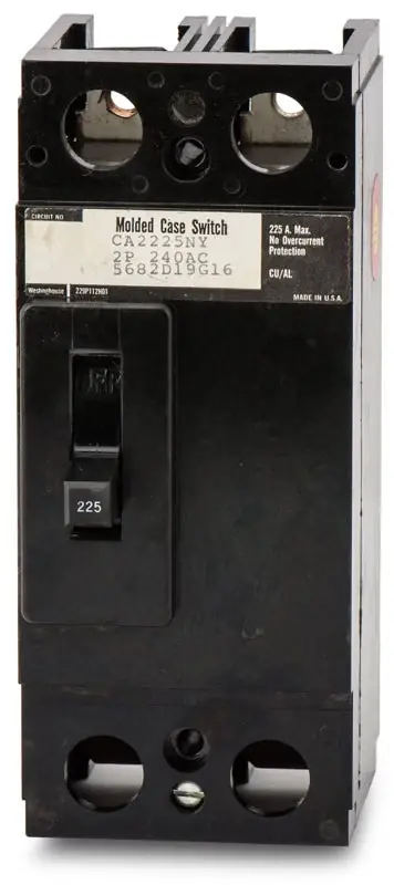 Eaton / Cutler-Hammer CA2225N - 225A 2 Pole Molded Case Switch Shop Now