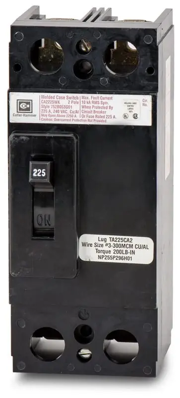Cheap Eaton / Westinghouse CA2225WK - 225A 2 Pole Molded Case Switch