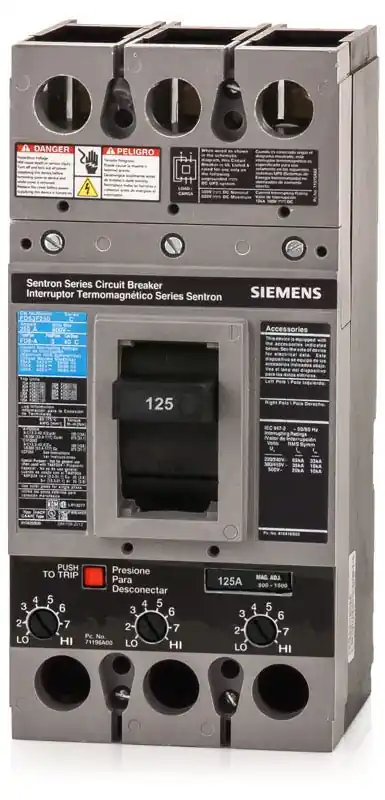 Mega Sale Siemens FD63B125 - 125A 3 Pole Molded Case Circuit Breaker