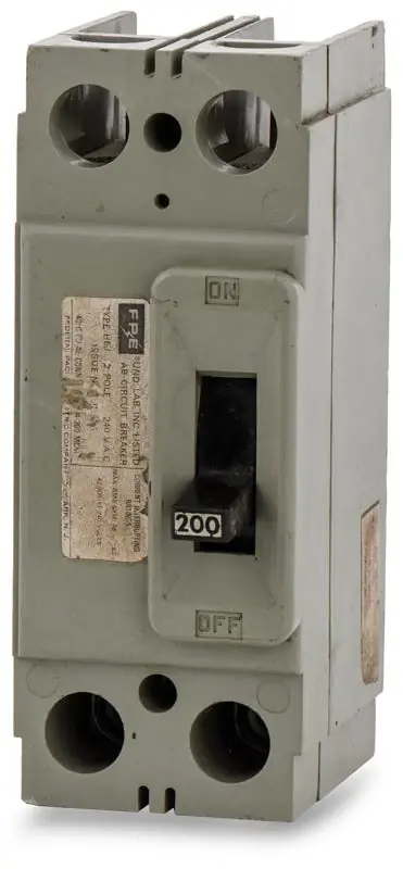 Deal Federal Pacific HEJ222200 - 200A 2 Pole Molded Case Circuit Breaker