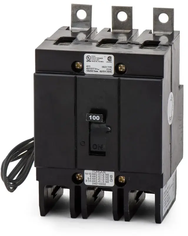 Professional Grade Eaton / Cutler-Hammer GHB3100S1 - 100A 3 Pole Molded Case Circuit Breaker