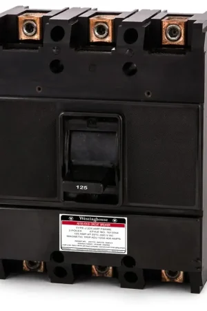 Eaton / Westinghouse J3125 - 125A 3 Pole Molded Case Circuit Breaker Cheap