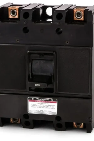 Super Sale Eaton / Westinghouse J2125 - 125A 2 Pole Molded Case Circuit Breaker