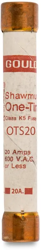 Professional Grade Mersen/Ferraz Shawmut OTS20 Low Melting Point Non Time Delay Fuse