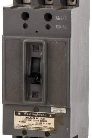 Latest Eaton / Westinghouse HF3090 - 90A 3 Pole Molded Case Circuit Breaker