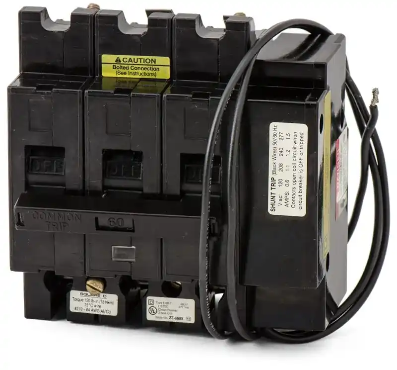 Square D EHB34060-1082 - 60A 3 Pole Molded Case Circuit Breaker Hassle-Free Returns