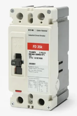 Don't Miss Out Eaton / Cutler-Hammer FD2070L - 70A 2 Pole Molded Case Circuit Breaker