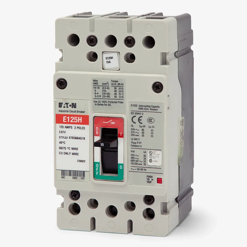 Markdown Eaton / Cutler-Hammer EGH3015FFG - 15A 3 Pole Molded Case Circuit Breaker