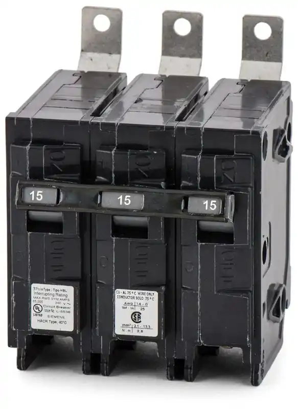 Best Price Siemens B315HH - 15A 3 Pole Molded Case Circuit Breaker